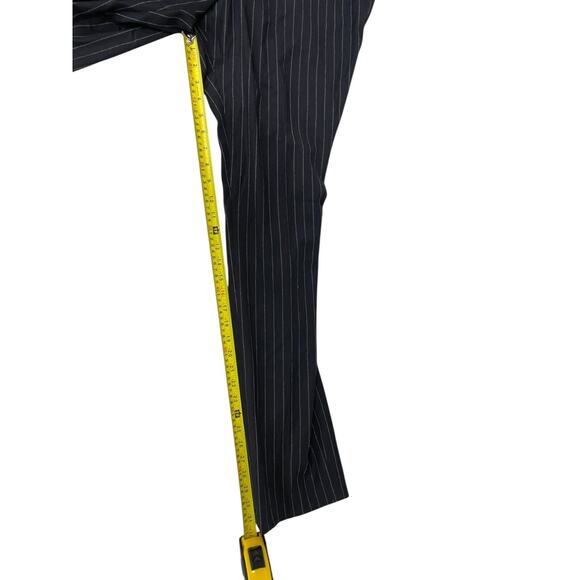 Zadig Voltaire Paddy Raye Anthracite Pants Mens Size 44 Black Pinstriped NWT - Picture 10 of 11